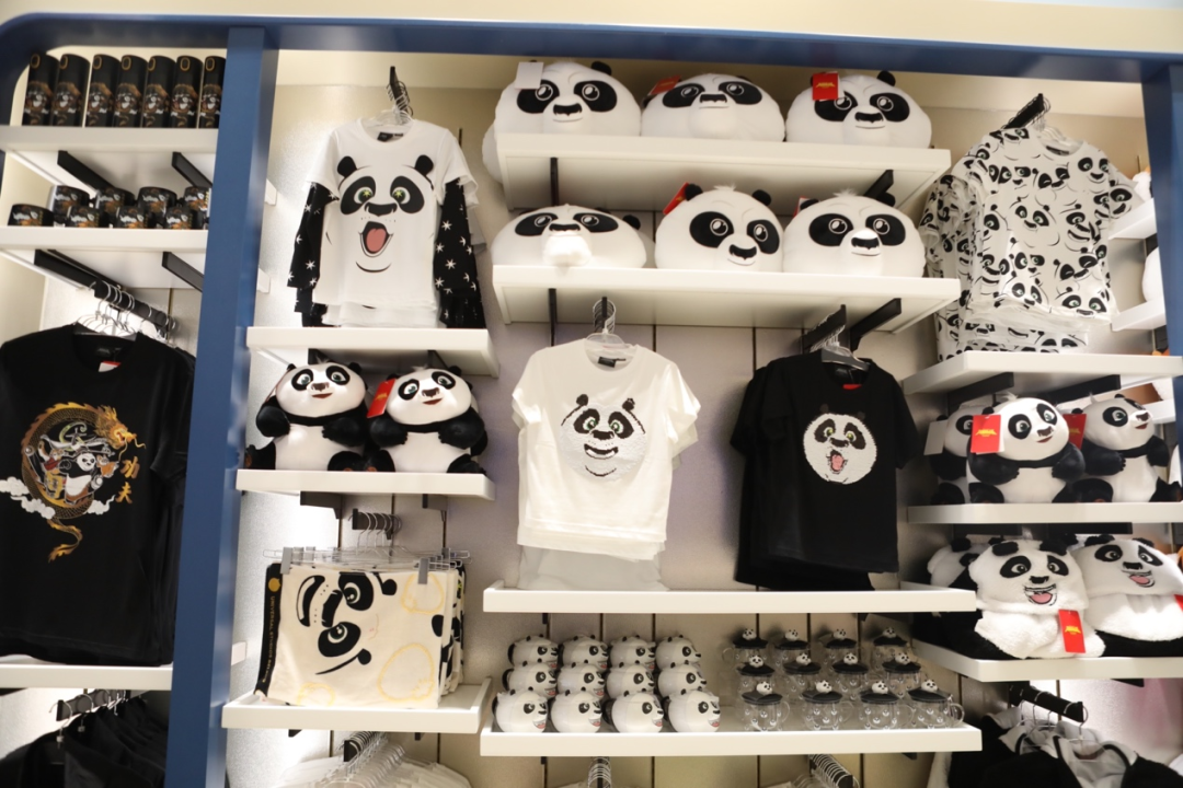 功夫熊猫主题商品 张笑嫣/摄