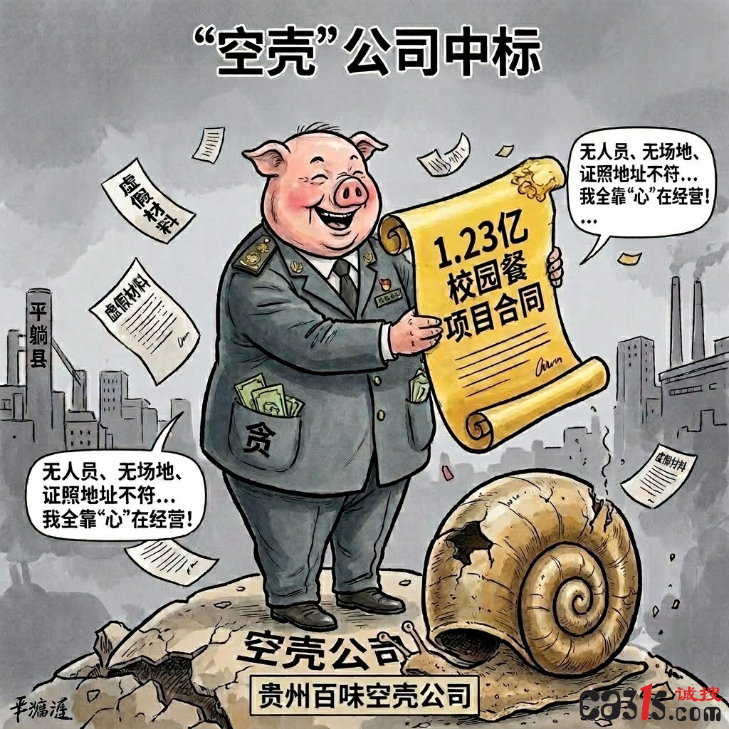 贵州平塘县2.48亿校园餐招标乱象调查：谁在给空壳公司一路绿灯？