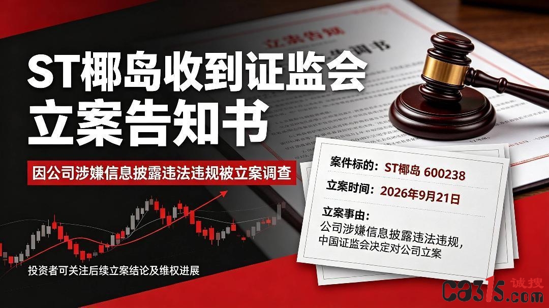 刚“摘星”两个月又被立案，ST椰岛的信披问题到底有多深